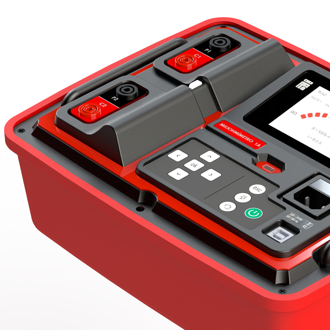 INMD1 PRO Miliohmímetro Digital de 1.2A Inbrat